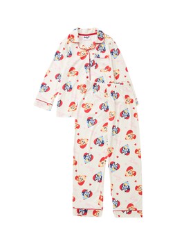 Matalan Bluey Girls White Valentines Pyjama Set from £14