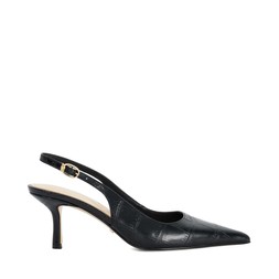 Dune London Celise £99 Black croc www.dunelondon.com