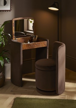 Cosy Home Winter Chocolate - Frankie compact dressing table set £399