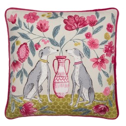 Floral dogs cushionsm £14