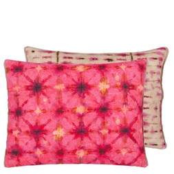 SHIBORI FUCHSIA COTTON CUSHION CCDG1390