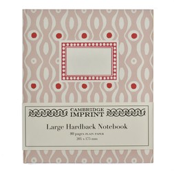 Large Hardback Notebook Persephone Pink and Raspberry