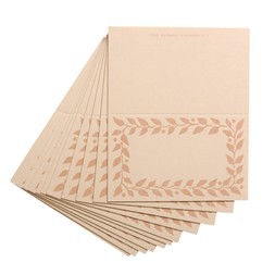 Pack of Twelve Plaster Pink Place Cards