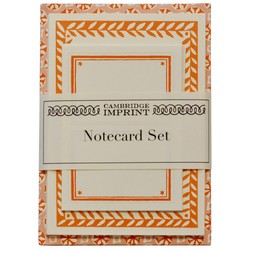 Set of Notecards and Envelopes Sea Urchin Neon