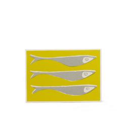 Fish Card in Grey and Yellow