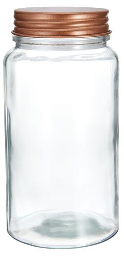Slim Glass Jar with Copper Lid