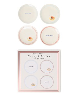 Canapes Ceramic Small Plates Set of Four £29.50 €38.50