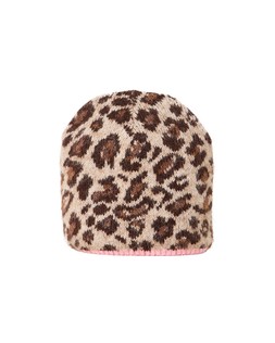 Leopard Print & Pink Fluffy Beanie Hat £24.00 €31.50