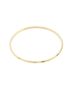 Anita Ridged Texture Gold Plated Bangle £48
