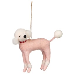 FELT DOG TREE DEC POODLE £2 (426101)
