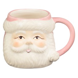 SANTA MUG PEARLISED FINISH £3.50 (437442)