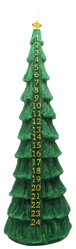 Advent Christmas Tree Candle Emerald &pound;16.99