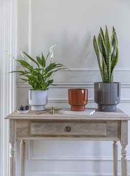 Aries Glazed Handles Planter Rust H15cm D14cm &pound;19.99 1