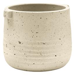 AURORA TERRAZZO HANDLE PLANTER OAT H21CM D22CM &pound;44.99