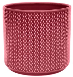 Chevron Ruby Planter H17cm D19cm &pound;16.99