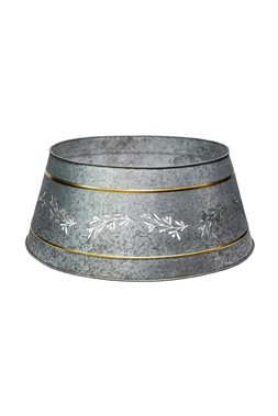 Cut Out Mistletoe Tree Skirt Galvanised &pound;64.99