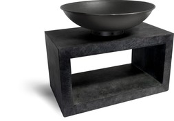 FIRE PIT & RECTANGLE CONSOLE GRANITE H52CM W64CM &pound;249.99.