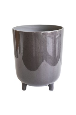 Lecce Grey Speckled Planter H24cm D20cm &pound;39.99
