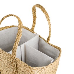 Hinch Home Wicker Caddy Basket