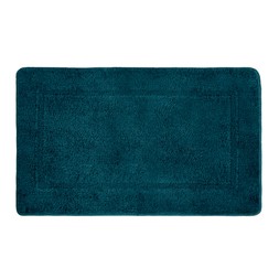 OHS Border Tufted Bath Mat - Dark Teal- &pound;6.50
