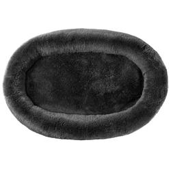 OHS Fluffy Human Size Pet Bed - Charcoal- £108