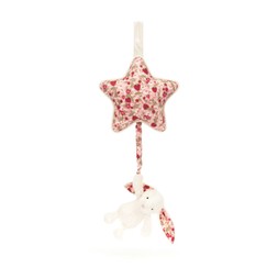 Blossom Cream Bunny 'Berry' Musical Pull £40