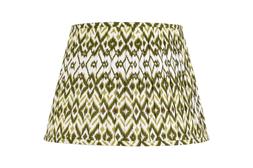 Large pleated empire shade green