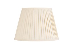 Large pleated empire shade neutral