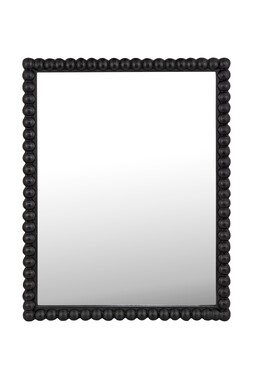 Rectangular Bobbin mirror black