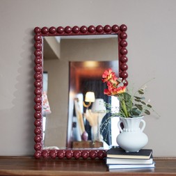 Bobbin Mirror | Burgundy | 50x70