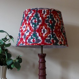 Red and Blue Pattern Shade Medium