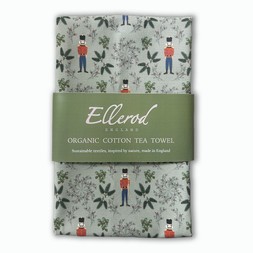 Green Nutcracker Soldier - Tea Towel