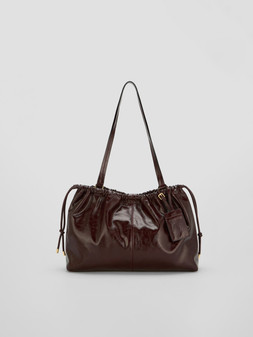 WY1ID The Very Collection Burgundy Drawstring Bag £38