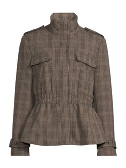X1YMC The Very Collection Check Funnel Neck Jacket £50