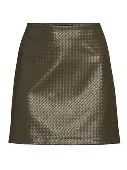 X2431 The Very Collection PU Textured Mini Skirt £30