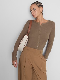 PRIMARK CARDIGAN BROWN £8 €10 NE€10 $12 RON44 PLN39 CZK235