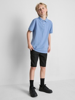PRIMARK OLDER BOYS 2PK PIQUE POLO, BLUE, £7 (3)