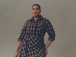 PRIMARK PRESENTS BY COLEEN CHECK SHIRT £16, €18, $18, RON90, PLN80, CZK470, PRIMARK PRESENTS BY COLEEN CHECK ASYM SKIRT, £16, €18, $25, RON90, PLN80, C