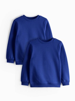 Tu-2 Pack Unisex Royal Blue Sweatshirts
