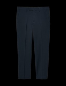 Autograph Tailored Fit Performance Trousers, Navy, £70